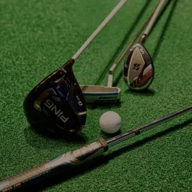 レンタルクラブで手ぶら練習が可能